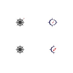 compass icon vector illustration template
