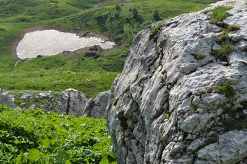 rocks in the mountains