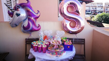 birthday cupcakes with candles