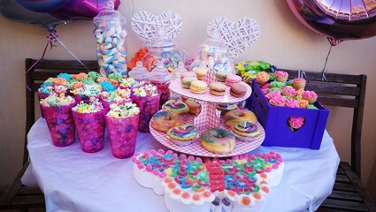 birthday cupcakes with candles