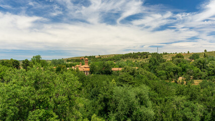 Monasterio de Piedra, a beautiful Abbey in the middle of a forest in Aragon, Spain