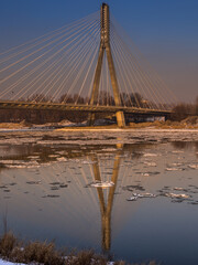 rzeka Wisła i mosty © Marcin