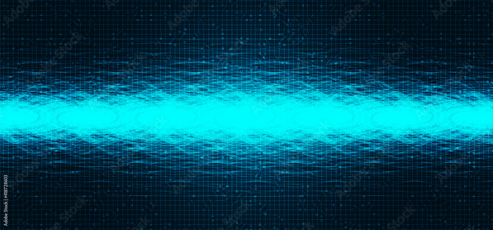Poster future speed light background,hi-tech digital and sound wave concept design,free space for text in p