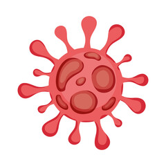 red coronavirus virus