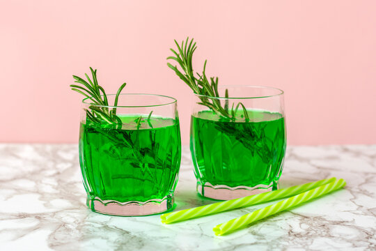 Tarhun is sweet, non-alcoholic carbonated soft lemonade drink of emerald green color It is made from water, citric acid, sugar and extract of tarragon (plant also known as tarhun)