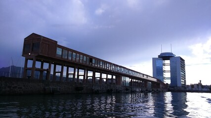 Old ore loading dock in Melilla