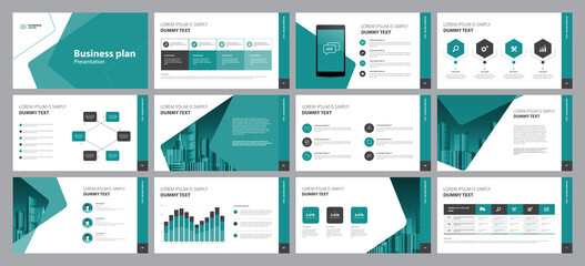 template presentation design and page layout design for brochure ,book , magazine, annual report and company profile , with info graphic elements design