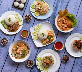 Thai Food Mixed Dishes Set 233009