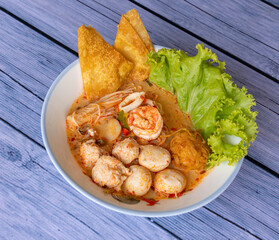 Thai Food Mixed Dishes Set 233009