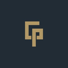 CP letter initial square logo.