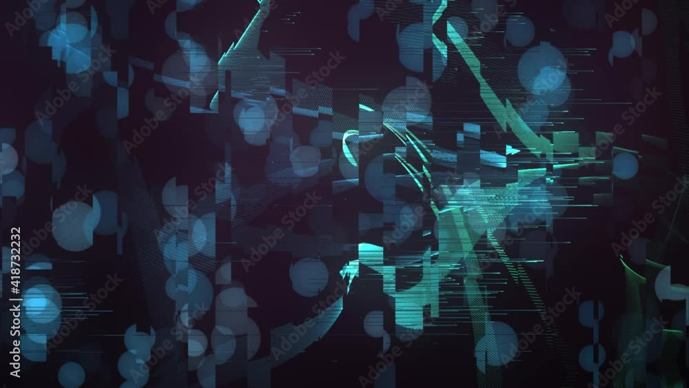 Canvas Prints 3d render, abstract futuristic background, tunnel of thunder scene in the dark. electric technology 