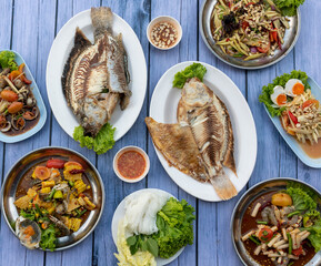Thai Style Grilled Fish Dishes 