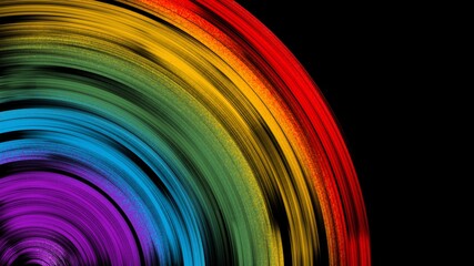 Ultra HD dark rainbow backgrounds and textures with colorful abstract art creations