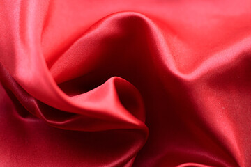red satin background