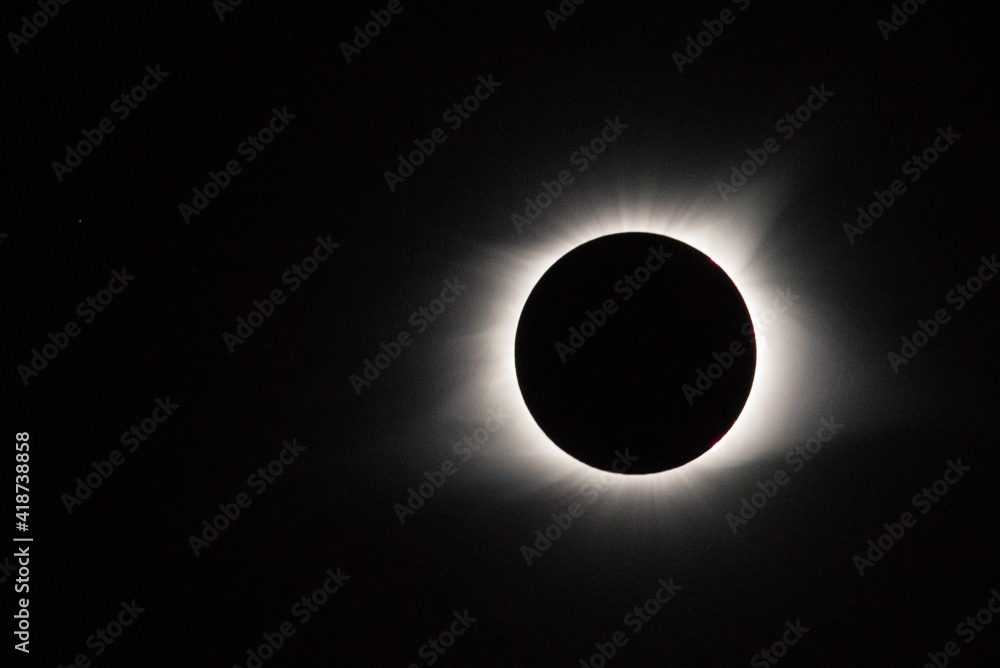 Wall mural solar eclipse