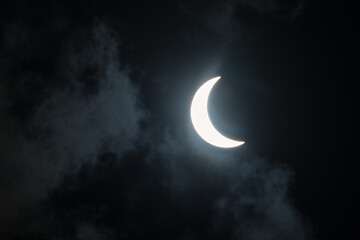 Fototapeta na wymiar solar eclipse