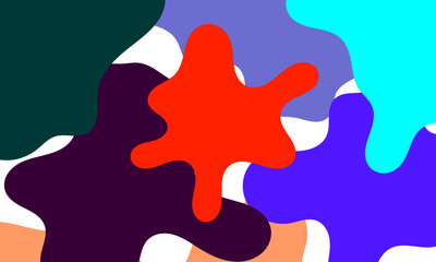 abstract modern colorful fluid shape wave vector background concept.