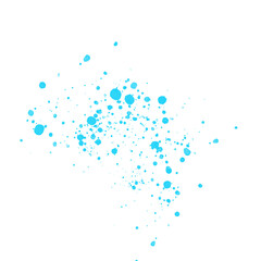 Neon color abstract splashes and blobs