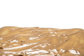 Mushroom sauce as a background.