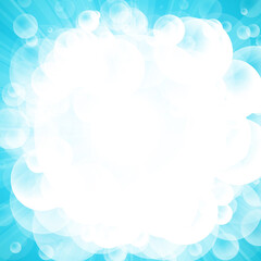 Fototapeta na wymiar Vector : Bubble with blue sky background