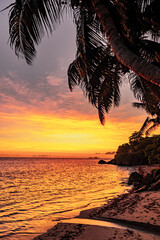 seychelles sunset beach 2