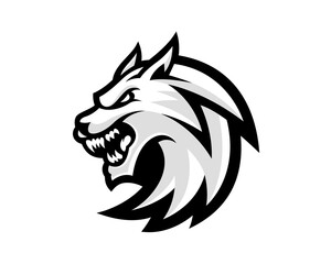 Wolf Head Amazing Logo Illustration