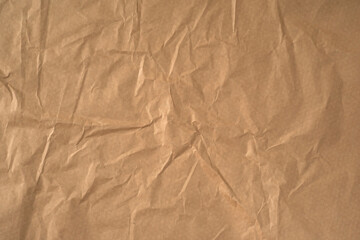 Background from crumpled brown paper.