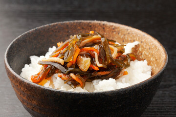 松前漬けのご飯