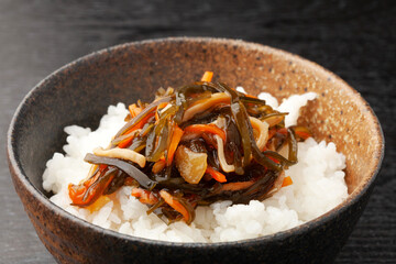 松前漬けのご飯