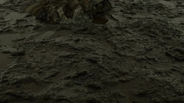 Charco de barro Mud and water