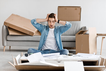 Human emotions, problems with furniture assembly and difficult repairs