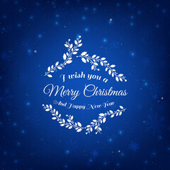 Blue Christmas background