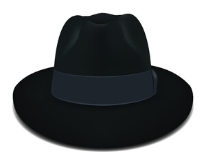 sombrero color negro