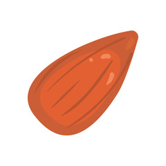 Isolated almond icon