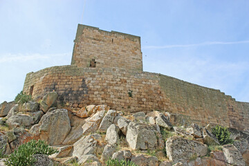 Fototapeta na wymiar Castle of the ruined village of Marialva, Portugal 