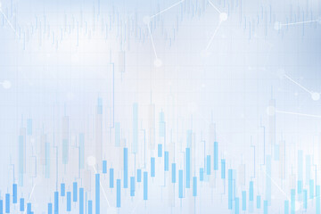 Candle stick graph chart of stock market investment trading, Bullish point, Bearish point. trend of graph vector design.