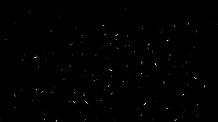 Perfect fire particles embers sparks on isolated black background . Texture overlays. Explosion burn effect. Stock illustration.