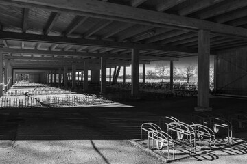 Carport für Fahrräder