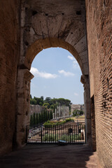 Koloseum Rzym Włochy latem
