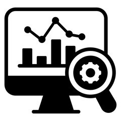 
Download functionality testing in solid icon design

