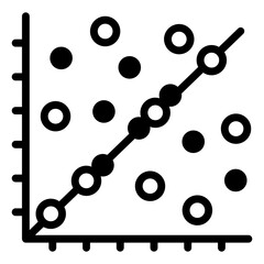 
Editable glyph design of linear regression 

