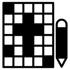 
A rubik cube or magic cube solid icon

