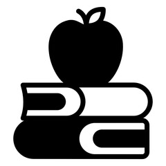 
An ebook icon in solid design

