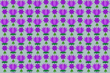 seamless pattern with flowers