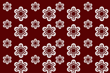 seamless pattern with snowflakes