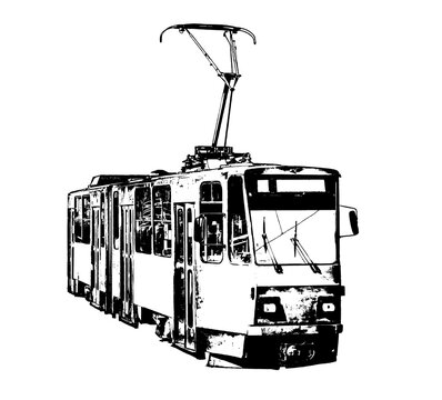 Old Public Transport Tram
