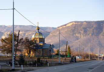 Church of the Holy Martyrs of Guria, Samon and Aviva. Adygea, Russia