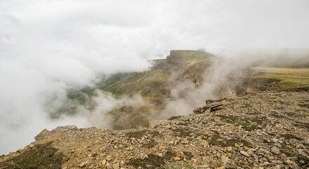 Panoramic view of the Bermamyt Plateau