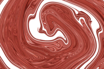 Red fluid twist painting background. Neon Liquid texture. illustration in the fluid art style	