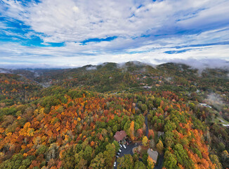 Mountains with sky view